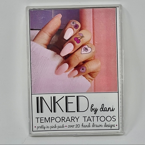 INKED by Dani Temporary Tattoos in PRETTY IN PINK - Picture 2 of 7
